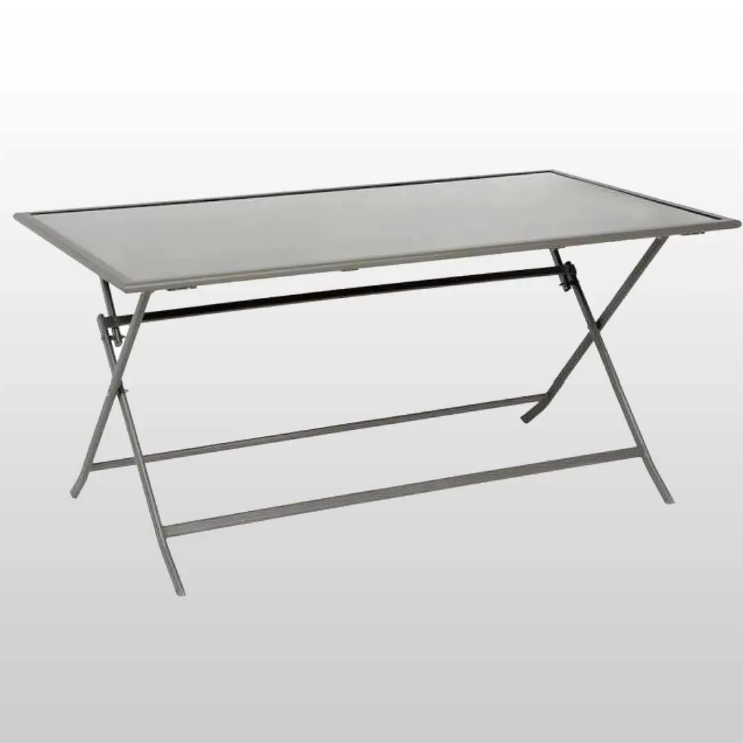 Sklopivi Baštenski Sto Metal - Staklo Fleksia - pogled 4