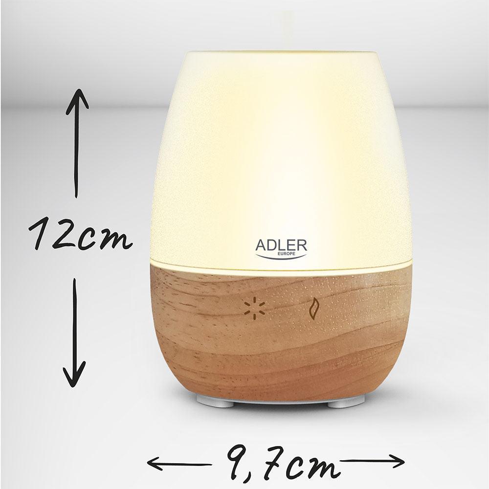 Adler AD 7967 ultrazvučna stona lampa i aroma difuzor 3u1 - pogled 4
