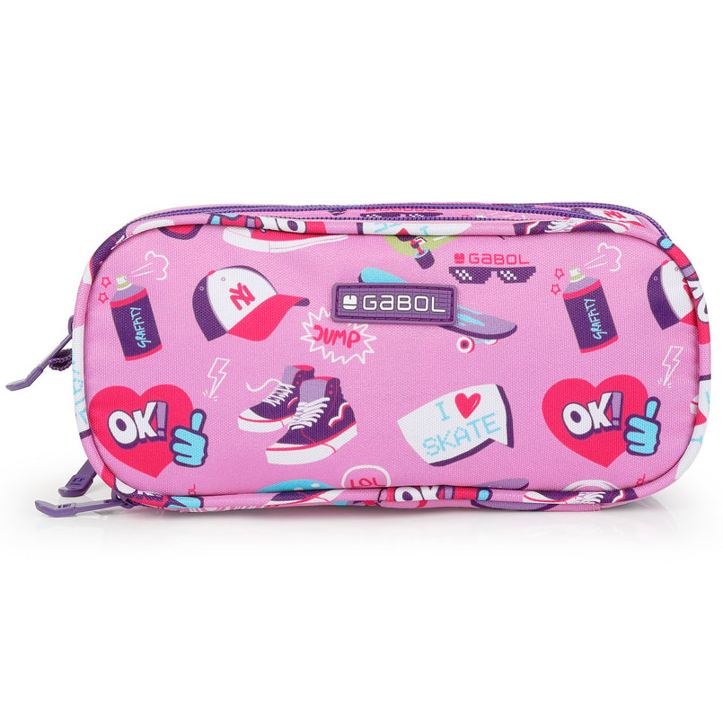 Školska pernica sa tri odeljka Gabol Roller 232542-019 - pogled 4