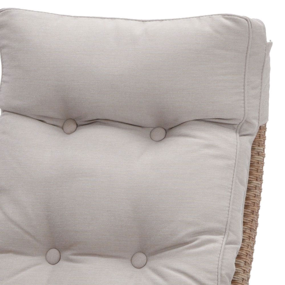 Fotelja od ratana sa podešavanjem naslona i nogu - pogled 4