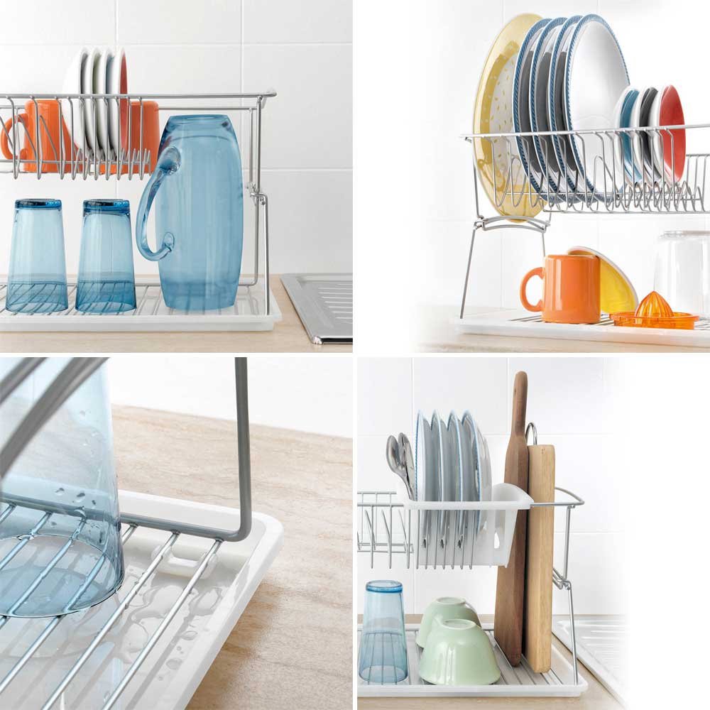 Metaltex Etažni stalak za sušenje posuđa GeniusTex - pogled 4