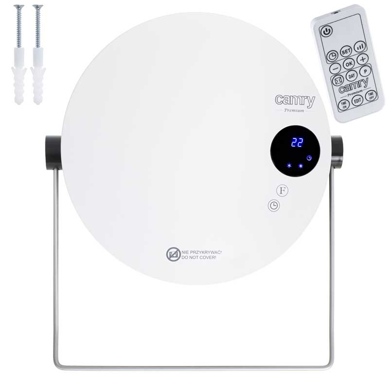 Zidna grejalica za kupatilo sa držačem peškira Camry CR 7747 - pogled 4