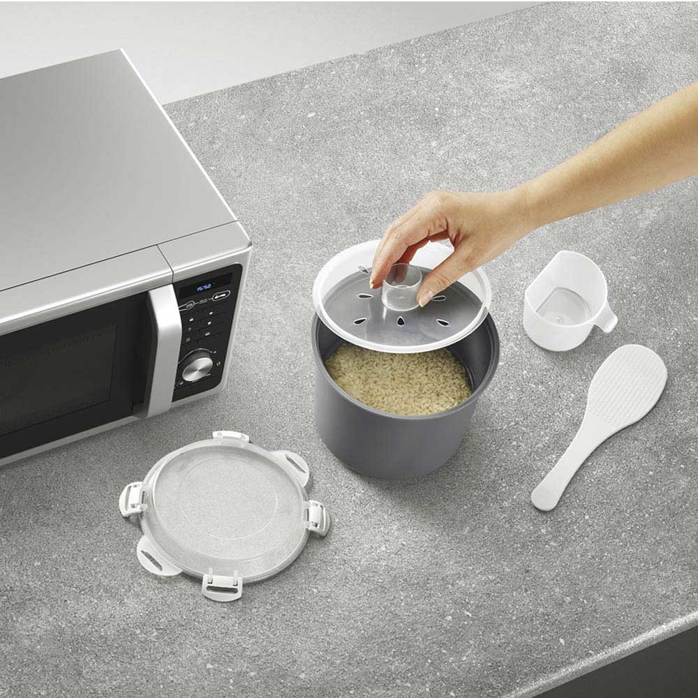 Posuda Za Kuvanje Pirinča i Ostalih Žitarica u Mikrotalasnoj - Metaltex - pogled 4