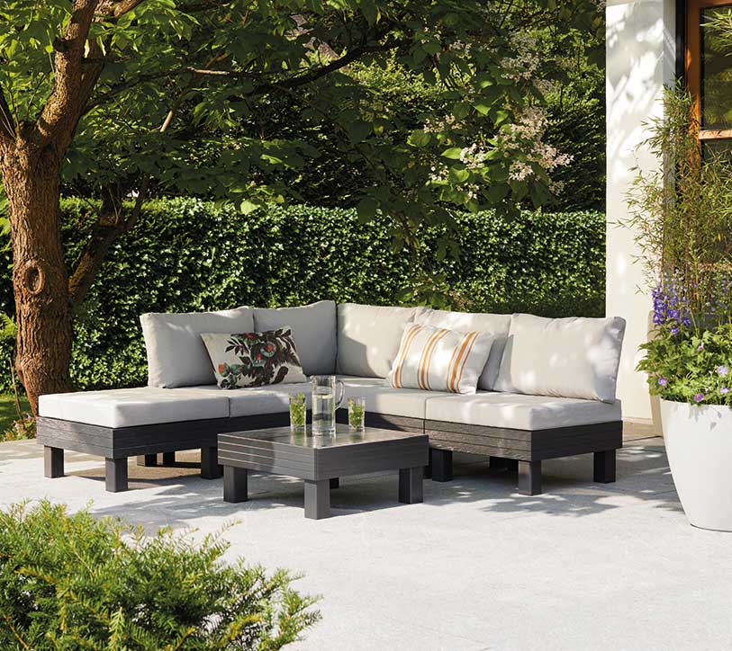 Modularna garnitura za dvorište ili terasu Keter Cantara Graphitte - pogled 4