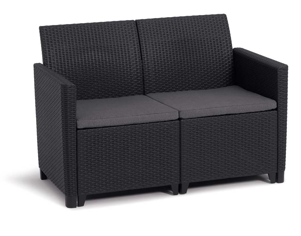 Garnitura za dvorište ili terasu Za 4 osobe Keter Marie 2 Graphitte - pogled 4