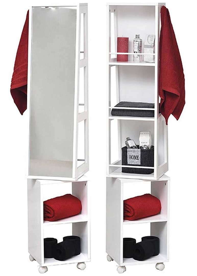 Rotirajući Orman Sa Ogledalom i Policama Tendance - pogled 4