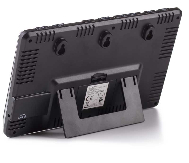 Kućna digitalna meteorološka stanica sa satom i alarmom Adler 1175 - pogled 4