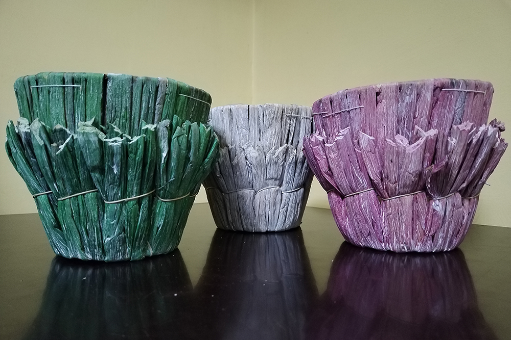 Dekorativna korpica od bambusa 13x12cm - pogled 4