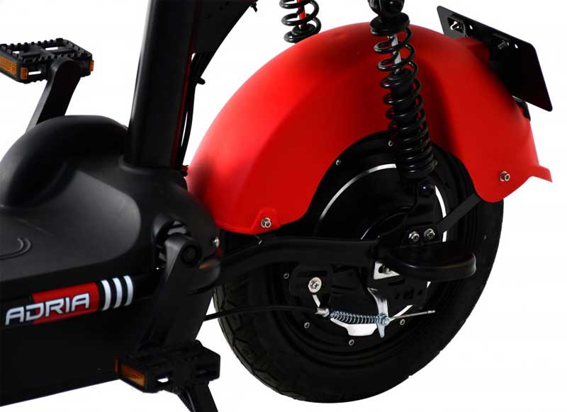 Električni bicikl Adria T20-48 crno-crveni - pogled 4