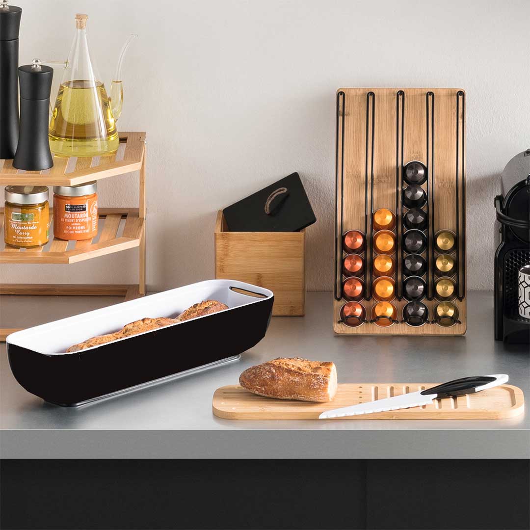 Kutija Za Hleb Sa Daskom za Sečenje - Poklon: Nož za hleb 5five Simply Smart - pogled 4