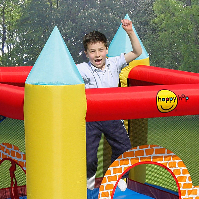 Trampolina na naduvavanje, dvorac, zamak sa toboganom i lopticama - pogled 4
