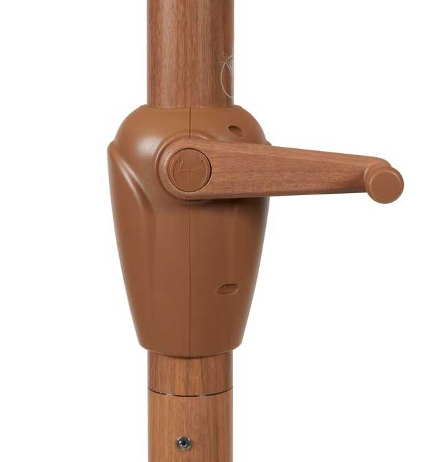 Suncobran prečnika 320cm Sa ručicom za otvaranje - pogled 4