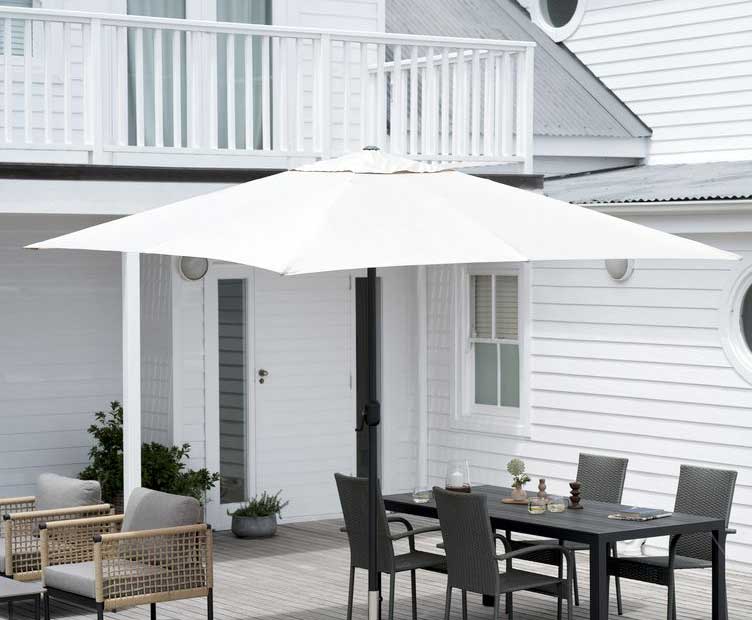 Veliki pravougaoni suncobran 280x280cm Sa ručicom za otvaranje - pogled 4