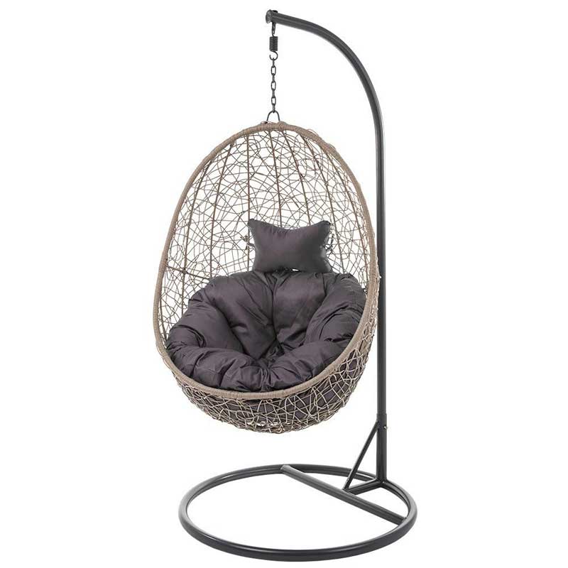 Viseća ljuljaška sa postoljem i udobnim jastukom Dajar Patio - pogled 4