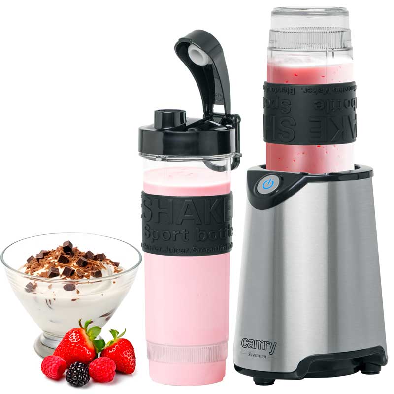 Camry Smoothie blender sa dve čaše za nošenje napitaka CR 4069 inox - pogled 4