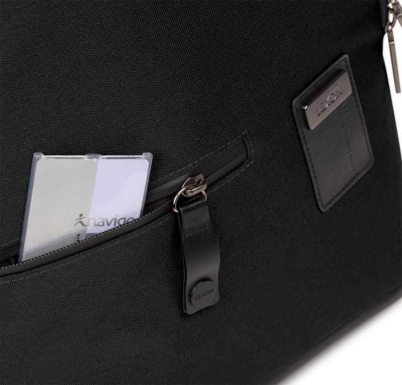 Ranac za laptop Lexon Track Simple 14 Black - pogled 4