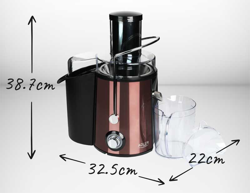 Sokovnik sa širokim otvorom Adler AD 4129 1000W - pogled 4
