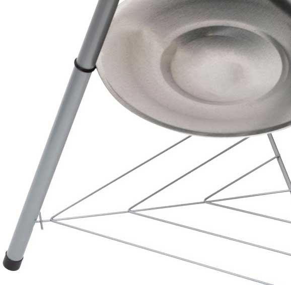 Roštilj na ćumur sa poklopcem GR02 - pogled 4