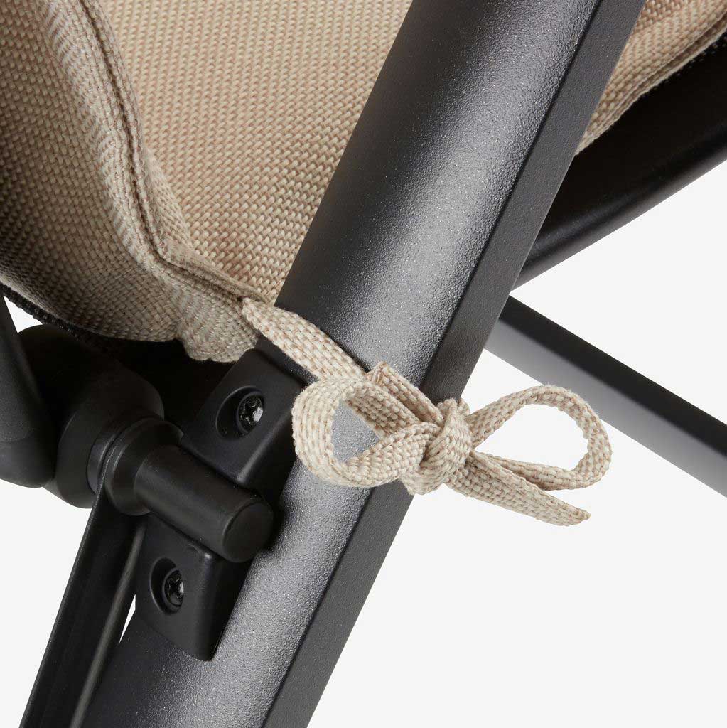 Jastuk Za Stolicu Sa Naslonom Jutlandia BREDFJED Prljavo Bela - pogled 4