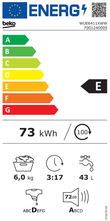 Mašina za pranje veša Beko WUE 6411 XWW 6kg - pogled 4