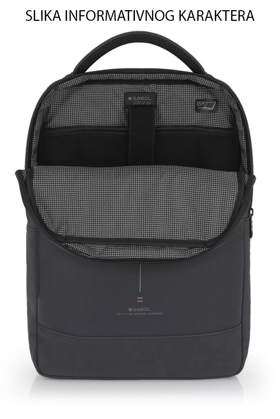 Gabol Reflect reflektujući ranac za laptop 412455C - pogled 4