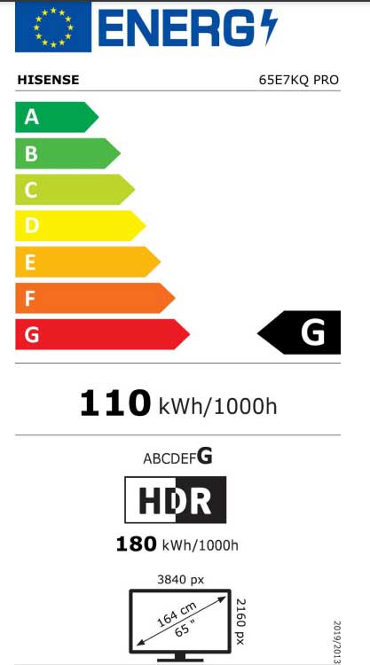 Hisense QLED Smart televizor 65 inča 4K Ultra HD 65E7KQ - pogled 4