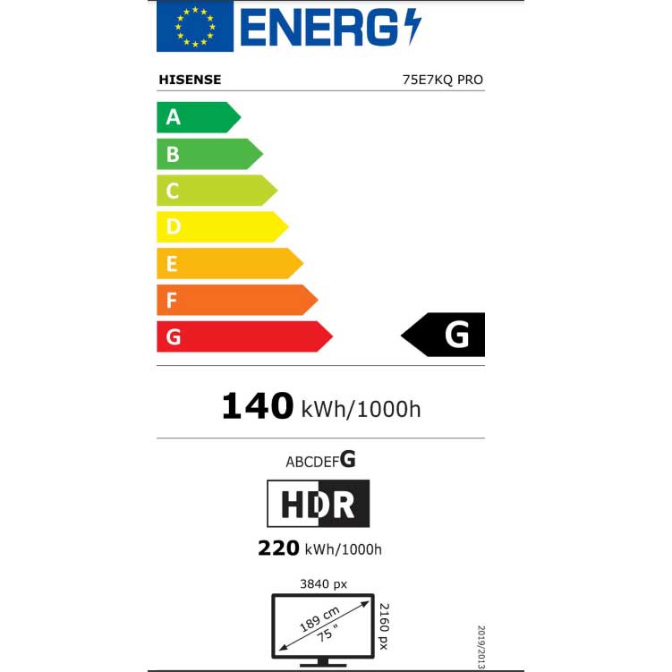 Hisense QLED Smart televizor 75 inča 4K Ultra HD 75E7KQ PRO - pogled 4