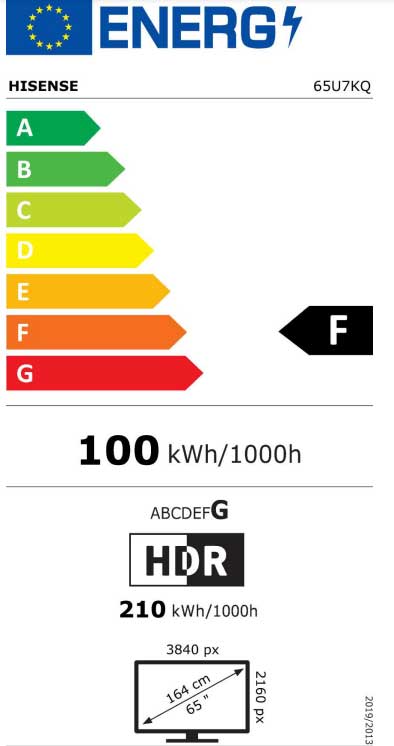 Hisense ULED Smart televizor 65 inča 4K Ultra HD 65U7KQ - pogled 4