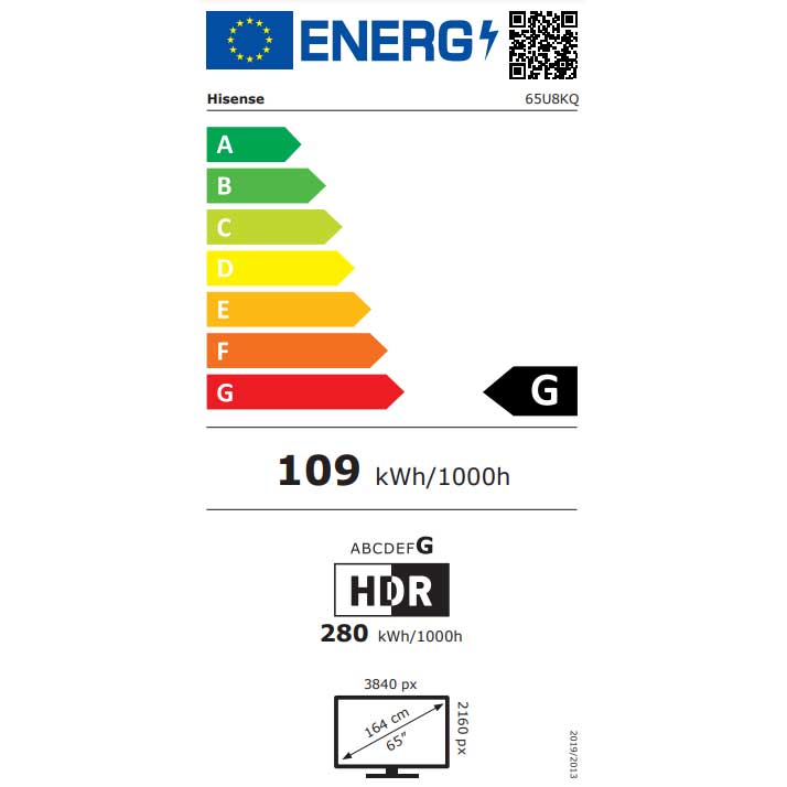 Hisense ULED Smart televizor 65 inča 4K Ultra HD 65U8KQ - pogled 4