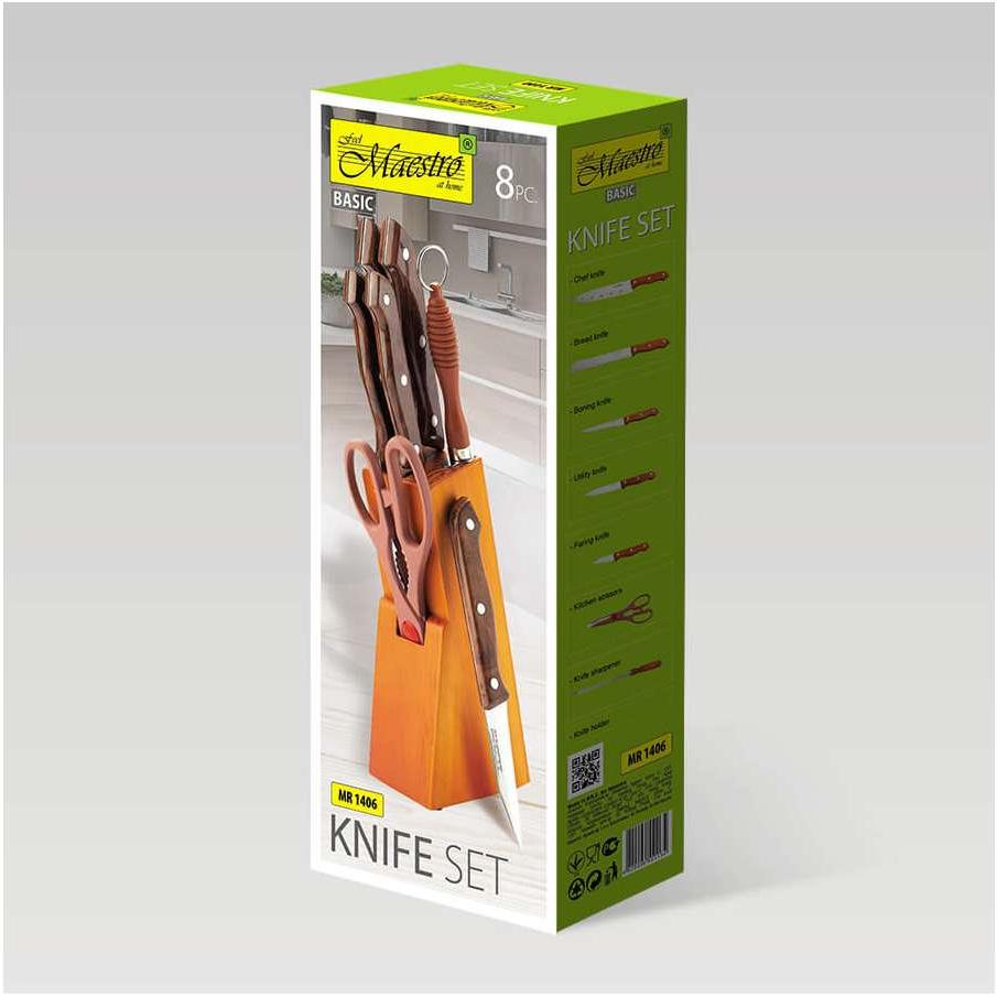 Komplet kuhinjskih noževa sa stalkom Maestro 1406 - pogled 4