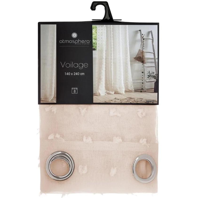 Atmosphera Zavesa Lily 140x240cm Poliester Krem - pogled 4