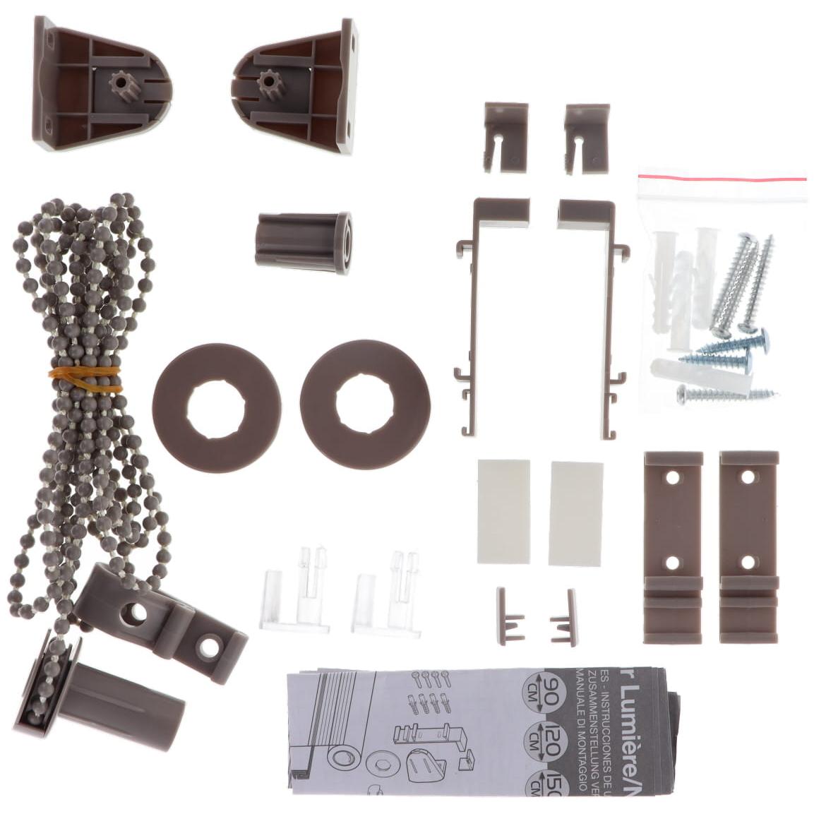 Luance Zebra Roletna 60x90 cm Taupe - pogled 4