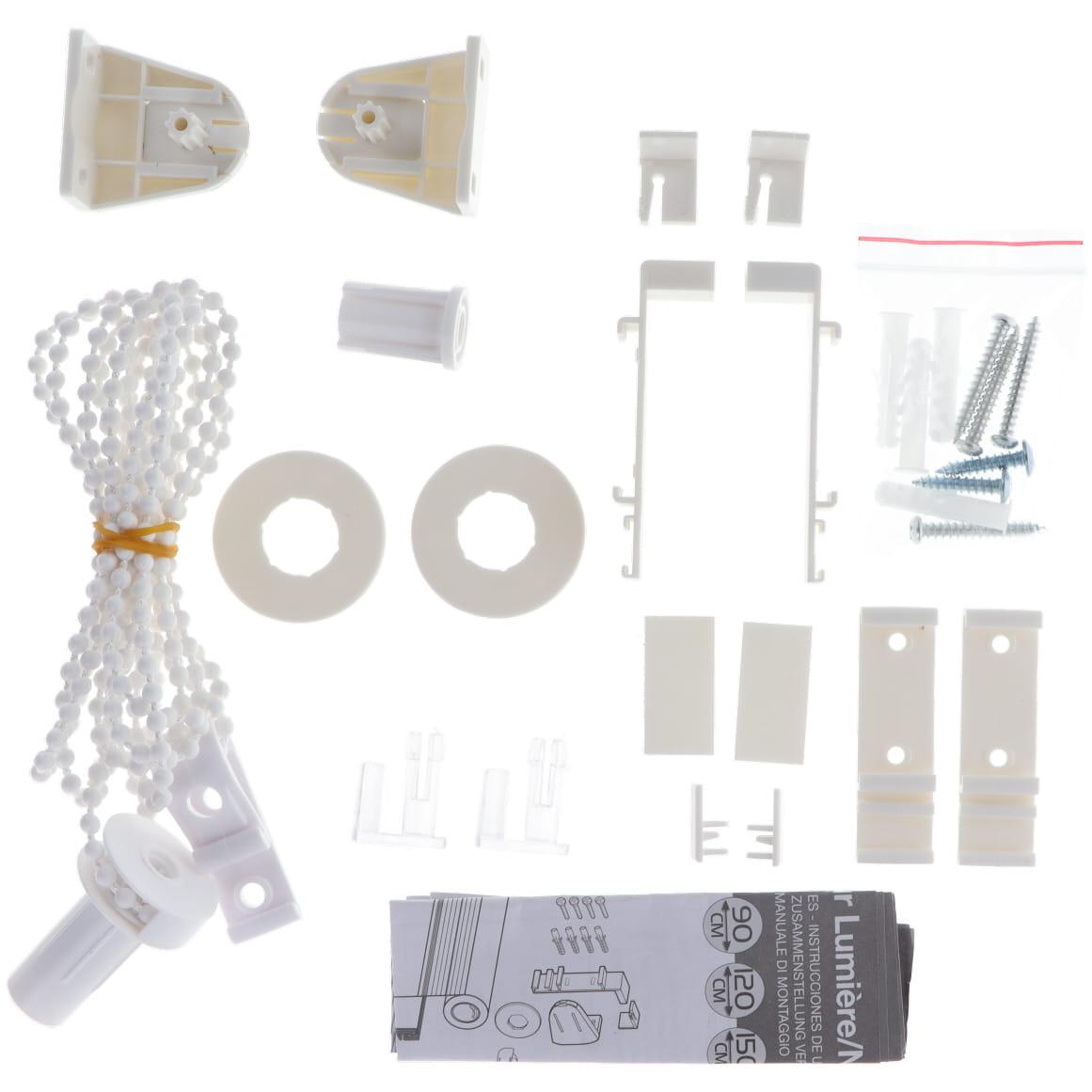 Luance Zebra Roletna 60x250 Cm Bela - pogled 4