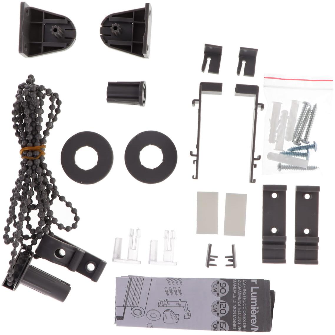 Luance Zebra Roletna 120x250 Cm Tamno Siva - pogled 4