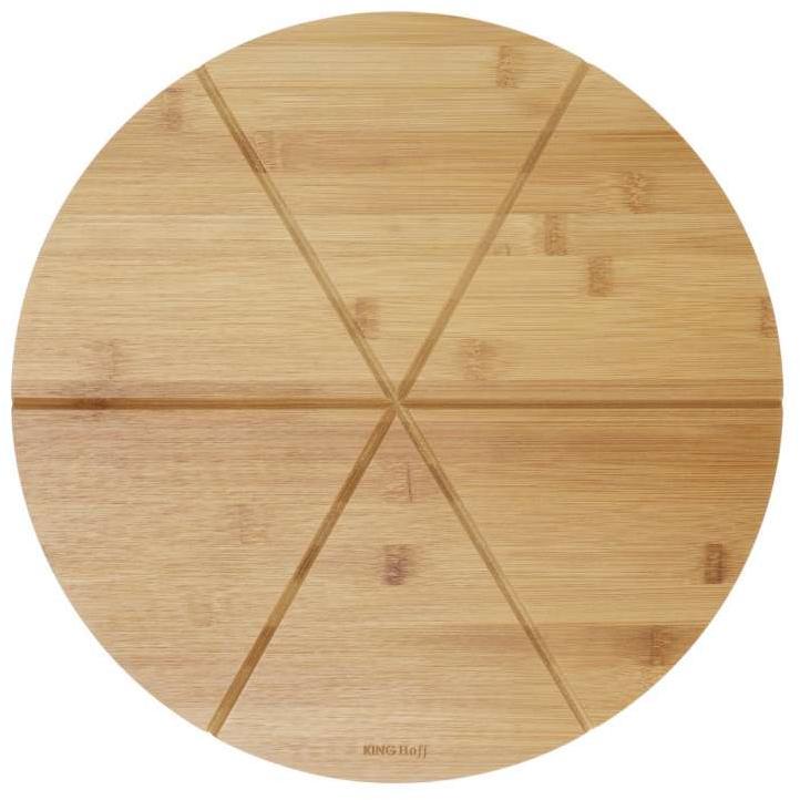 Kinghoff Daska za sečenje pizze Bambus 35cm 1565 - pogled 4