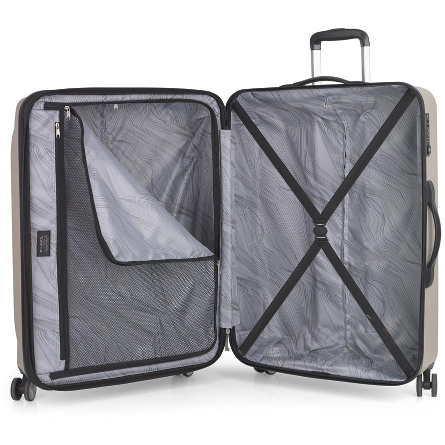 Veliki proširivi kofer Gabol Ocean Krem - pogled 4