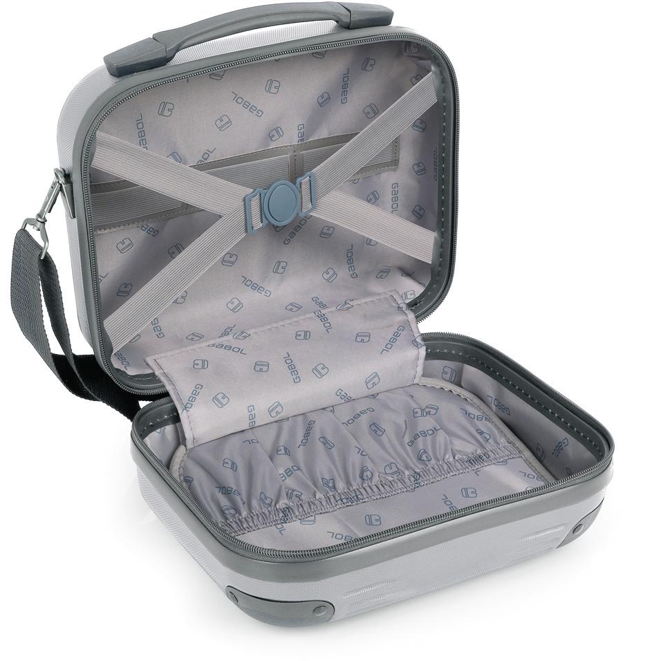 Neseser Gabol Balance XP Srebrni - pogled 4