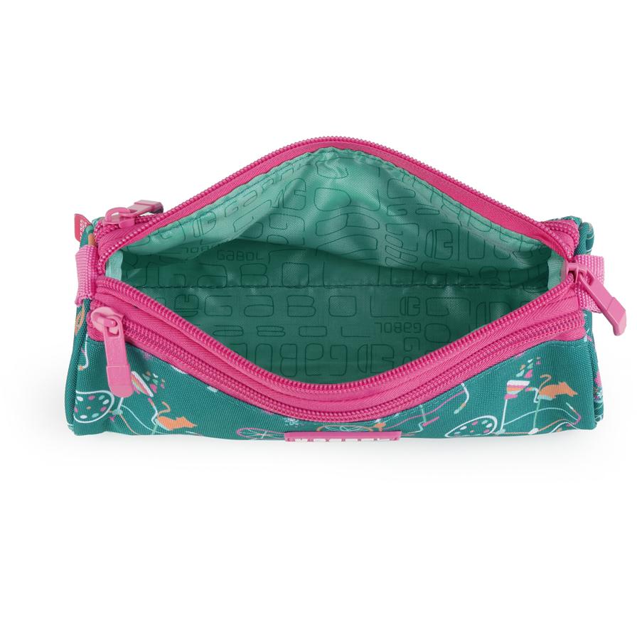 Pernica Sa Tri Odeljka Gabol Fiori Zelena - pogled 4