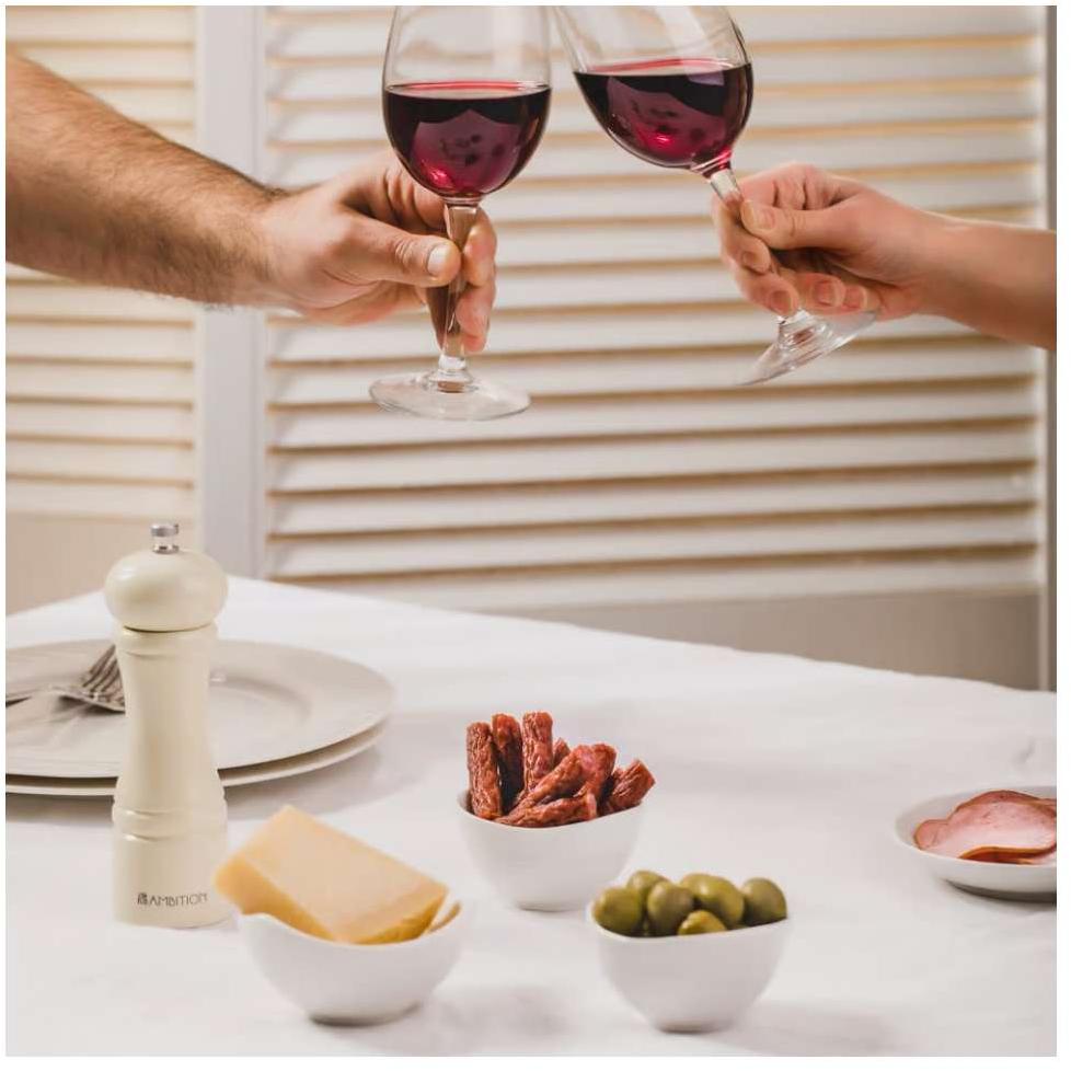 Dajar Porcelanski set 4 ovalne činije sa daskom od bambusa DJ45576 - pogled 4