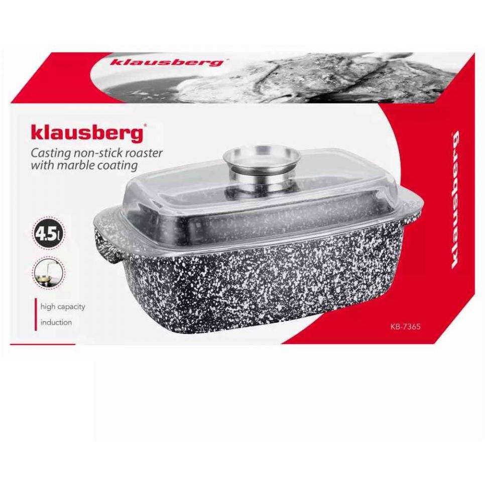 Klausberg Duboki pekač sa staklenim poklopcem KB7365 - pogled 4