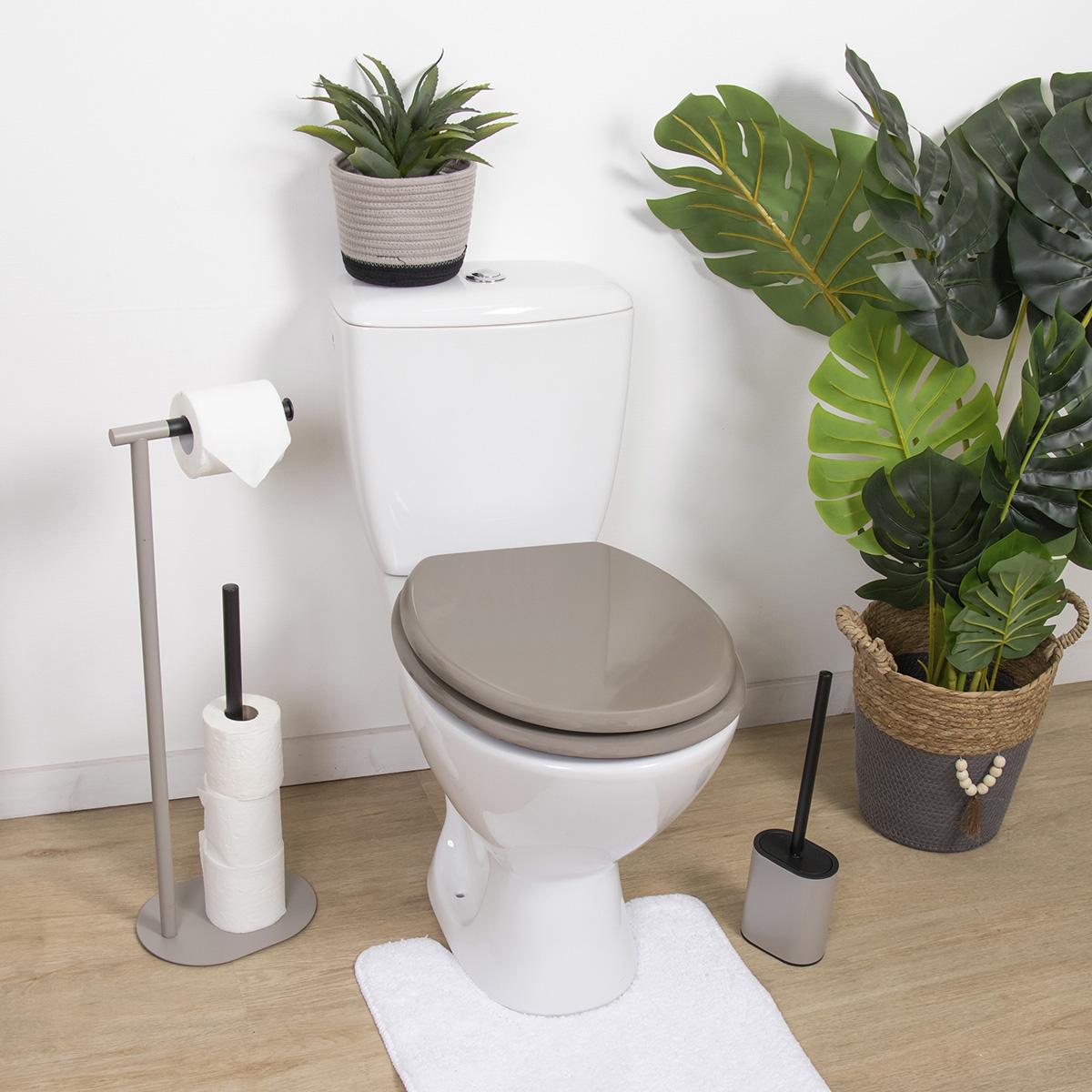 Tendance Wc Daska Mdf Sa Plasticnim Okovima 37,5x46cm Mdf Sivo Smedja - pogled 4