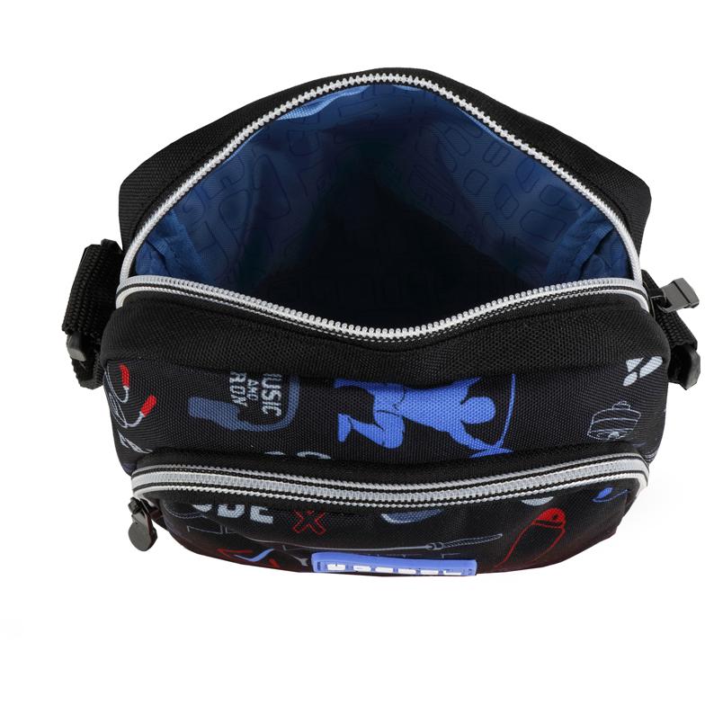 Torbica Na Rame Gabol Training Crna - pogled 4