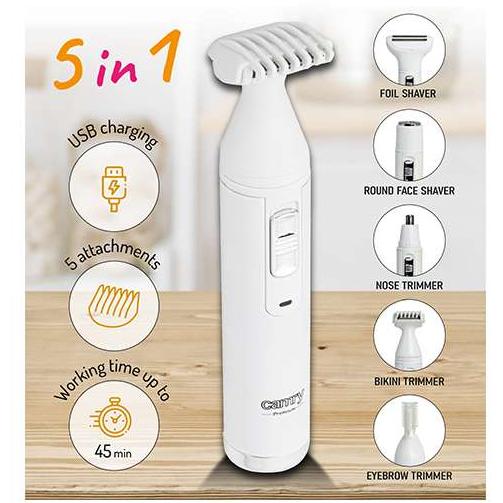 Camry Bežični trimer sa 5 nastavaka CR2935 - pogled 4