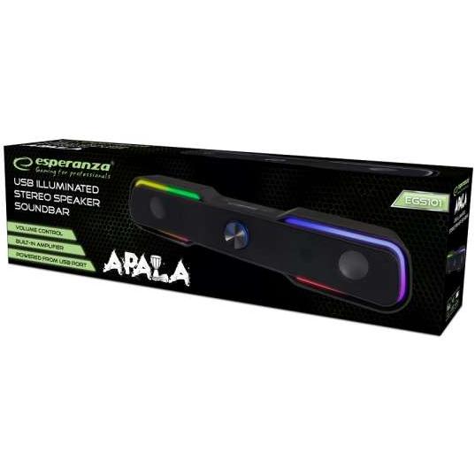 Esperanza LED USB Zvučnik za računar ili laptop EGS101 - pogled 4