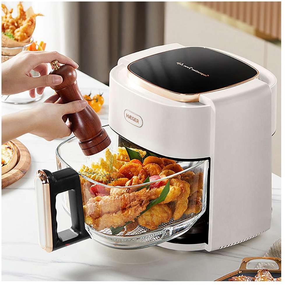 Haeger AF-G45.006A Digitalni Air Fryer Sa Staklenom Posudom - pogled 4