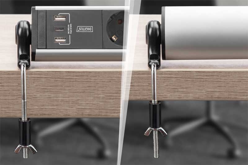 Produžni kabl sa 6 utičnica +3 USB Digitus DA-70624 - pogled 4