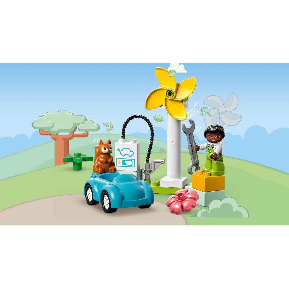 LEGO® DUPLO® Vetrenjača i električni automobil 10985 - pogled 4