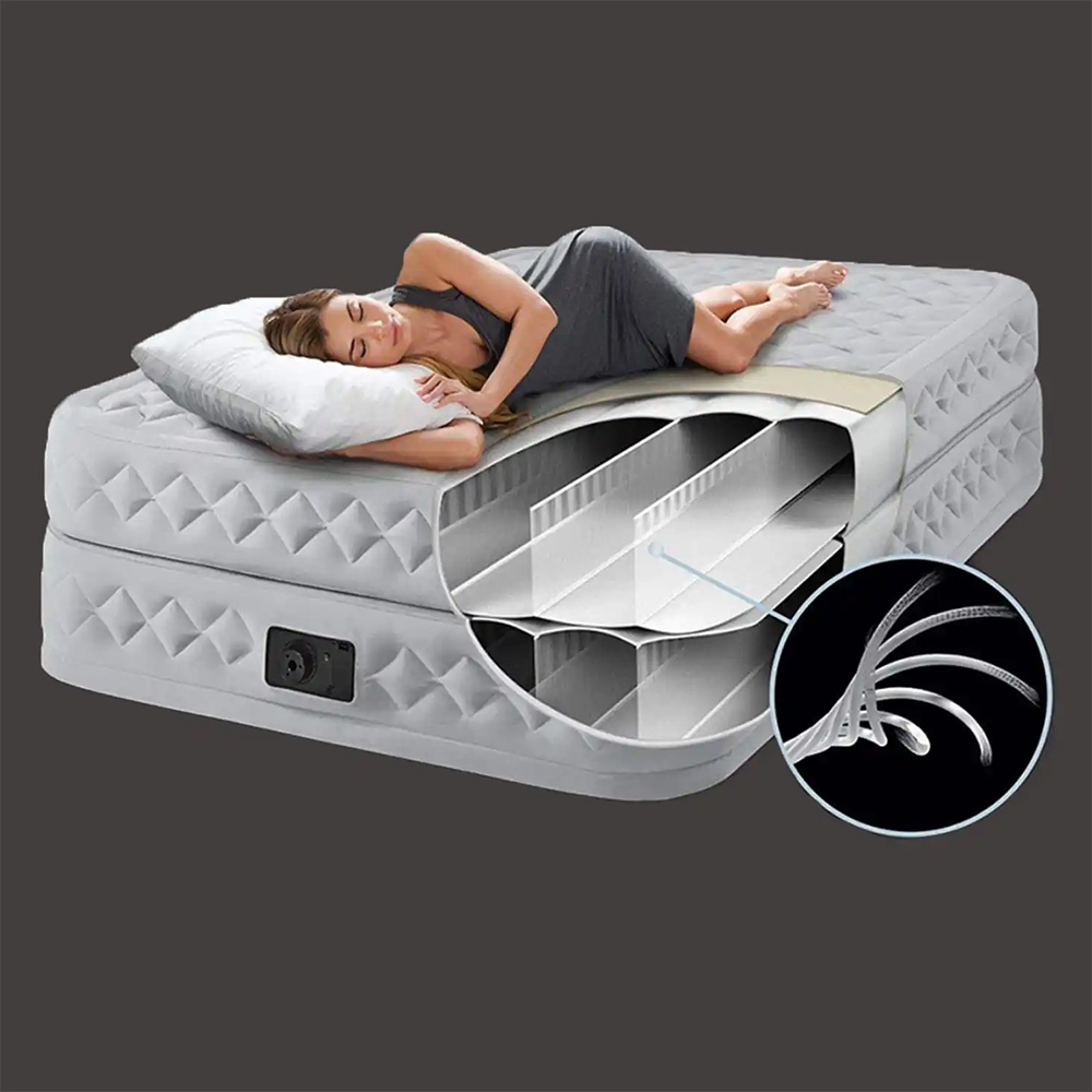 Dupli bračni krevet na naduvavanje sa električnom pumpom - pogled 4