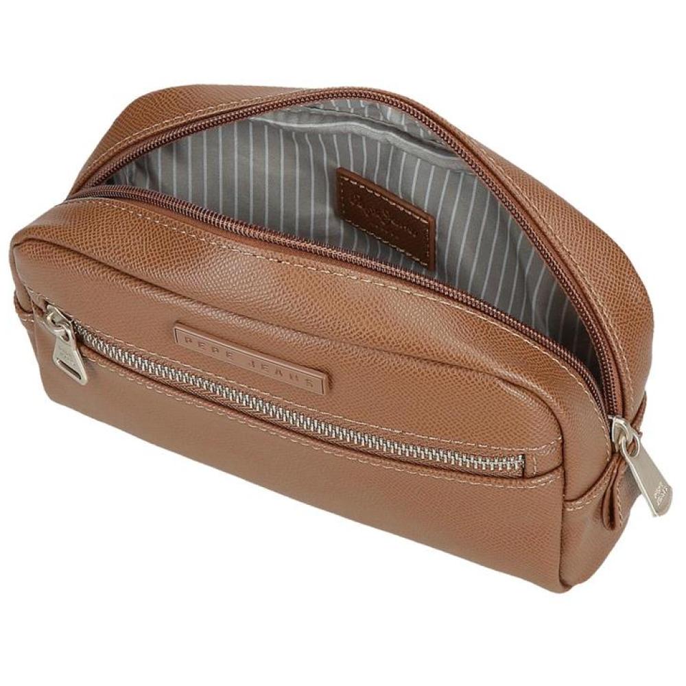 Ženski neseser od eko kože Pepe Jeans Elia brown 79446 - pogled 4