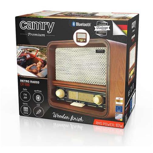 Retro USB Bluetooth Radio Camry CR1188 - pogled 4